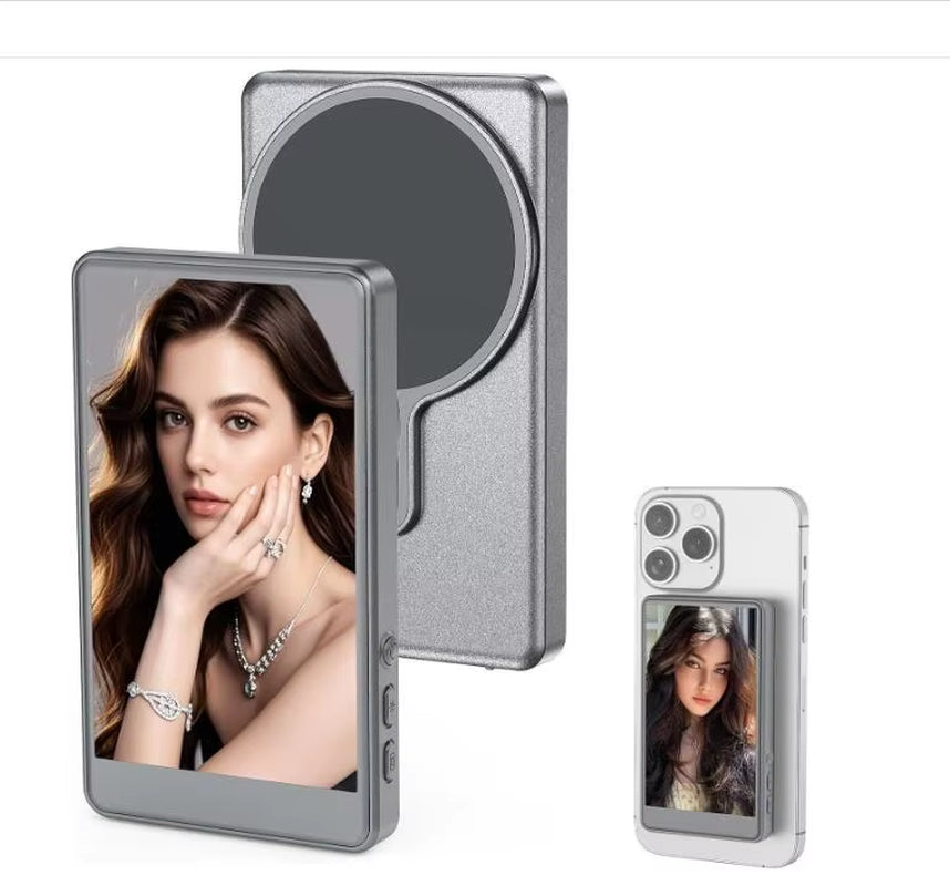 New Magnetic Phone Vlog Selfie Monitor Screen for Phone Rear Camera for Selfie Rear Camera 