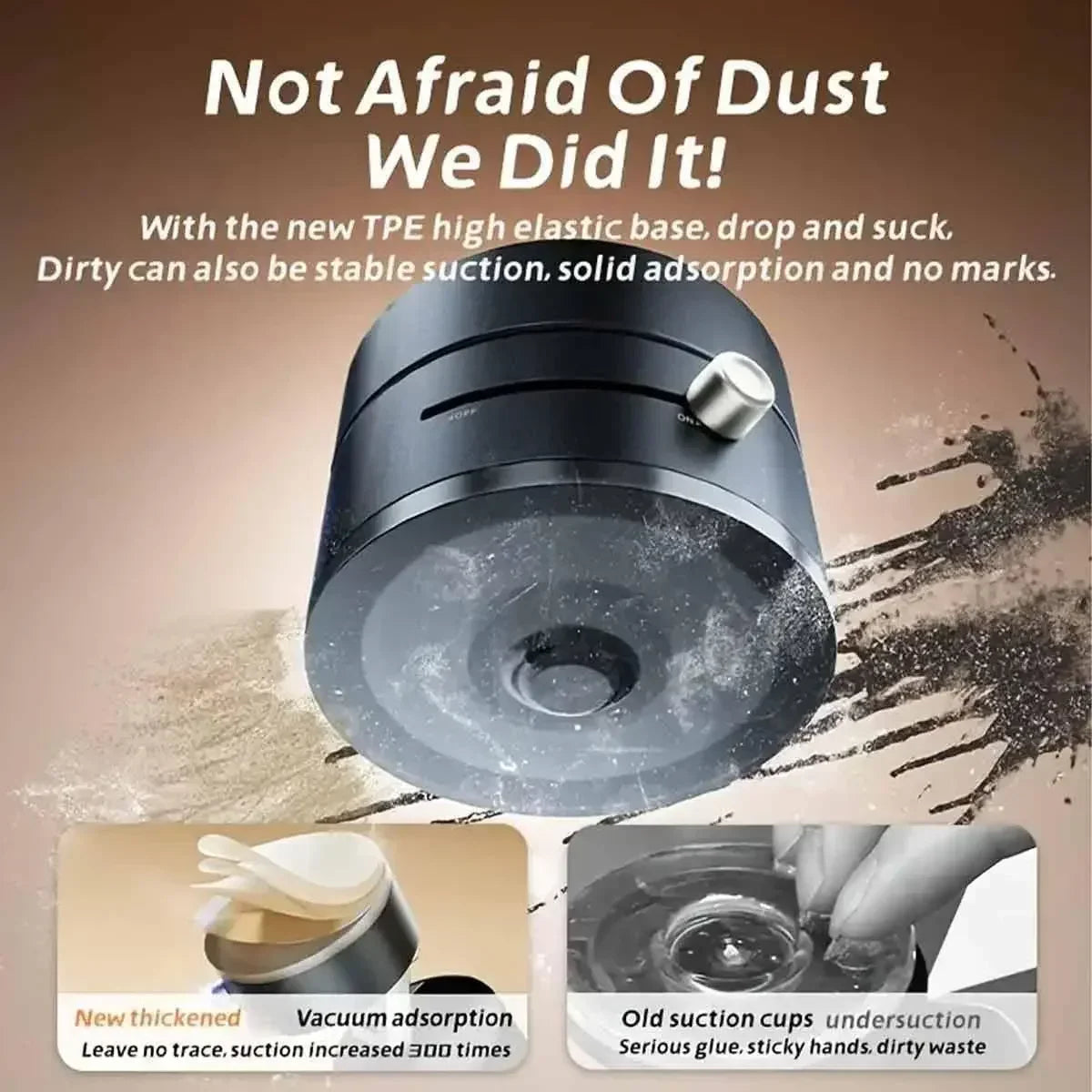 Mini Foldable Mobile Phone Holder Vacuum Suction Cup Holder Magnetic Car Phone Holder for Iphone/ Android Phone Accessories