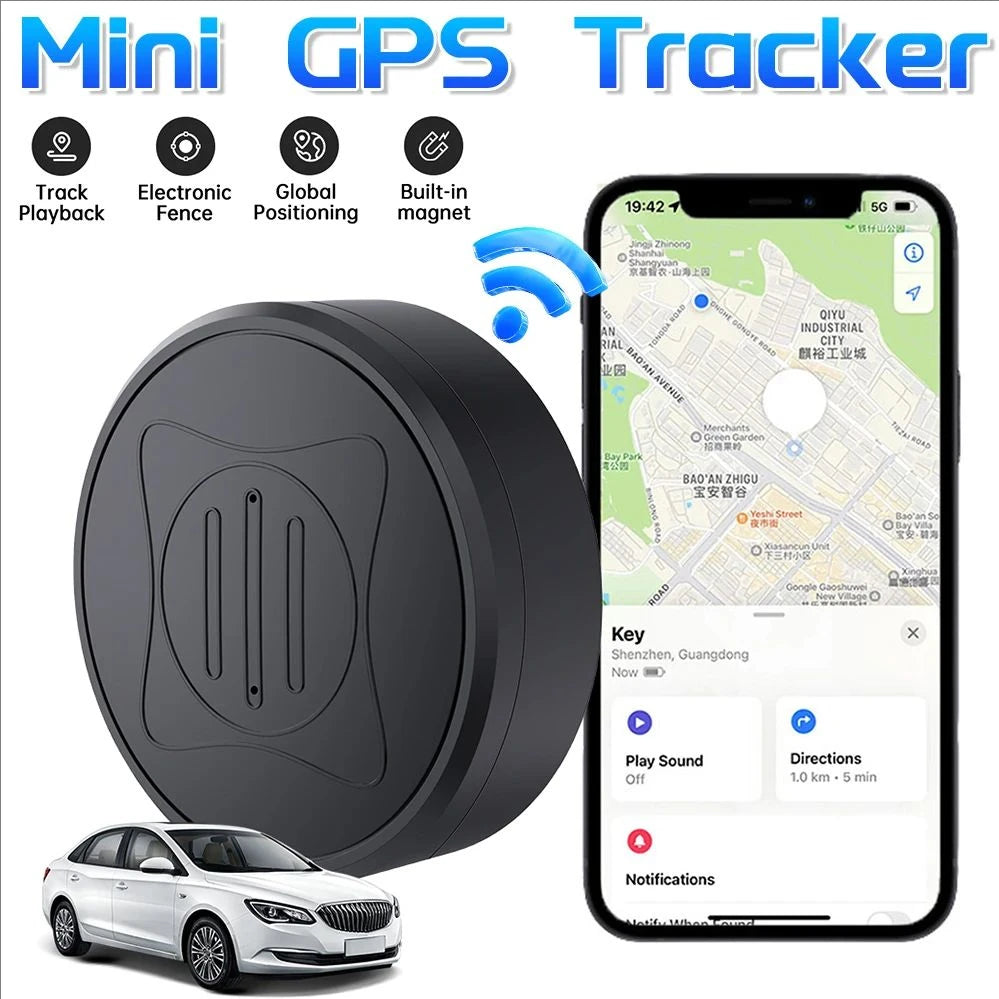 GF10 Mini GPS Tracker Real-Time GPS Tracking Device Anti-Theft Alarm Anti-Lost Locator Strong Magnetic GPS Tracker Free APP