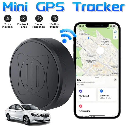 GF10 Mini GPS Tracker Real-Time GPS Tracking Device Anti-Theft Alarm Anti-Lost Locator Strong Magnetic GPS Tracker Free APP